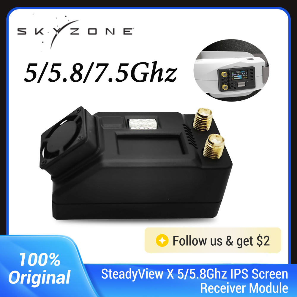 Skyzone Steadyview X Receiver Module - Skyzone-módulo receptor de pantalla IPS SteadyView
