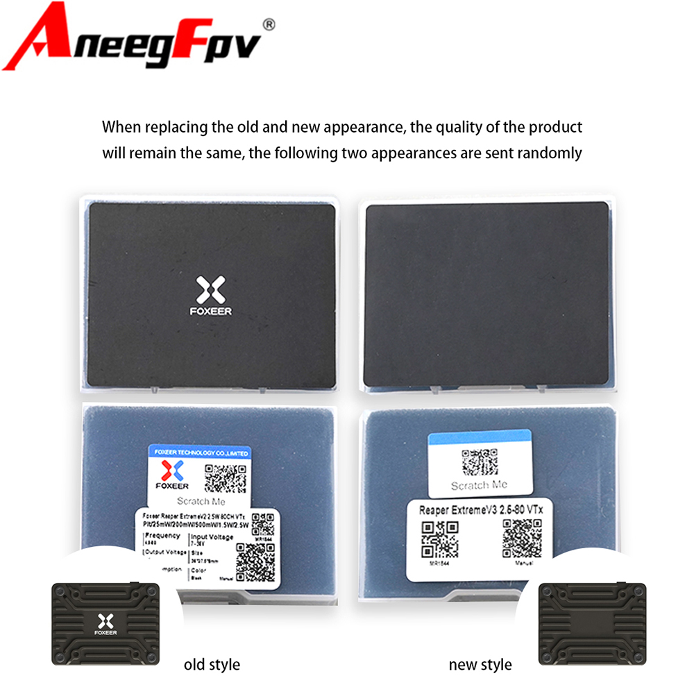 Foxeer Reaper Extreme 2.5W Vtx - Foxeer 5,8G Reaper Extreme V2 2,5