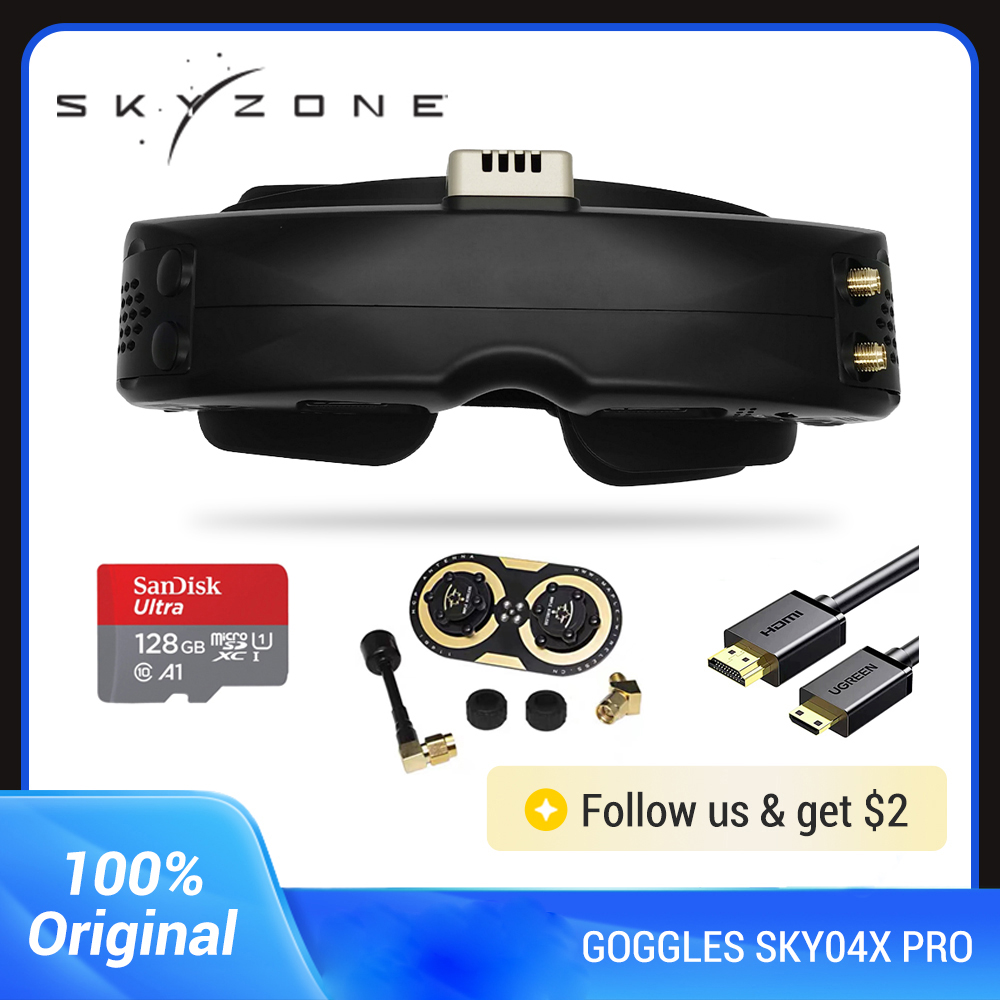 Gafas FPV Skyzone SKY04X PRO 5 - Skyzone Sky04X Pro Oled Fpv Goggles reseña y precio